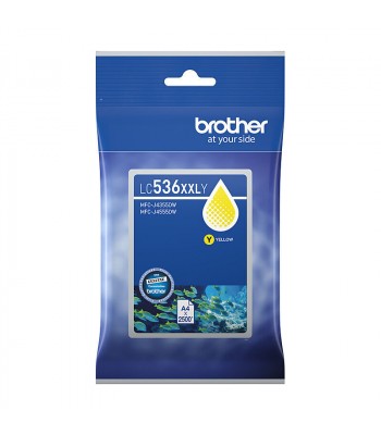 Genuine Brother LC536XXL Yellow Ink Cartridge 