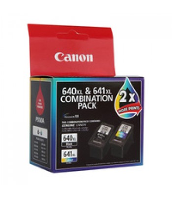 Canon Genuine PG640XL Black & CL641XL Ink Cartridge Twin Pack