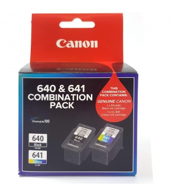 Canon Genuine PG640 Black & CL641 Ink Cartridge Twin Pack