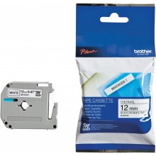 Brother Genuine MK221 Black on White Labelling Tape – 9mm wide