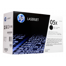 HP Genuine No.05X Black Toner Cartridge (CE505X) - 6,500 pages