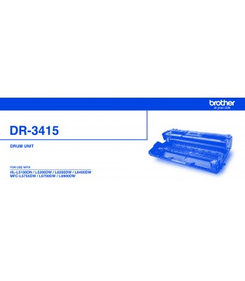 Brother Genuine DR3415 Drum Unit - 50,000 pages