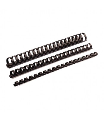 Fellowes Plastic Binding Combs 8mm Black - Pack 100 -
