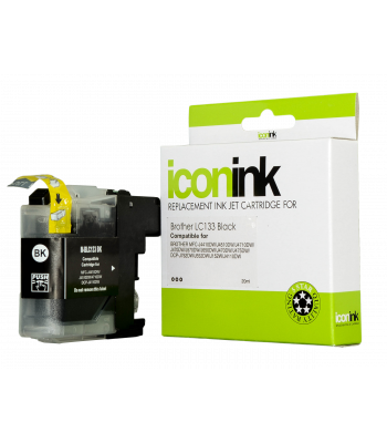 Icon Compatible Brother LC133 Black Ink Cartridge - 600 pages