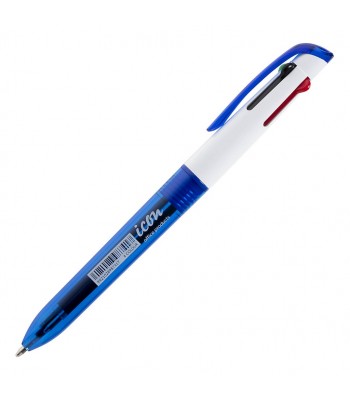Icon Ballpoint 4 Colour Pen - Box 12