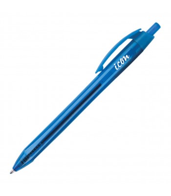 Icon Ballpoint Retractable Pen Triangular Medium Blue