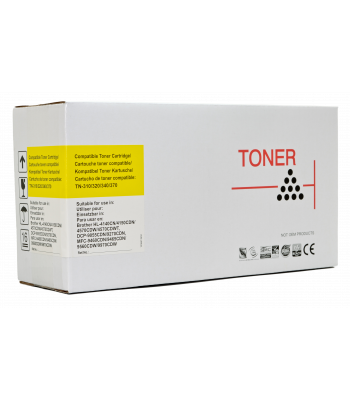 Icon Compatible Brother TN340 Yellow Toner Cartridge - 1,500 pages