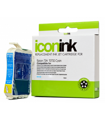 Epson Compatible T0732 Cyan 73N Ink Cartridge (C13T105292) - 245 pages