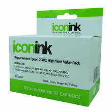 Icon Compatible Epson 200 XL B/C/M/Y Ink Value Pack (4 Inks)