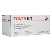 Icon Compatible Kyocera Compatible TK344 Black Toner Cartridge - 12,000 pages