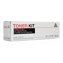 Icon Compatible Oki C5600/C5700 Black Toner Cartridge - 6,000 pages