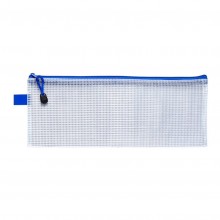 Icon PVC Mesh Zipper Bag Pencil Case Oversize 340mm x 135mm - Pack 12