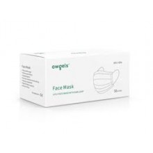 OWGELS Disposable Face Mask 3 Ply Blue - Box 50 - Out of stock