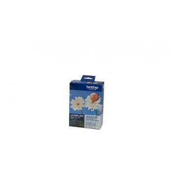Brother Genuine LC39BK Black Ink Cartridge - Twin pack - 300 pages each 