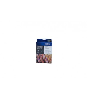 Brother Genuine LC73BK Black Ink Cartridge - 600 pages 