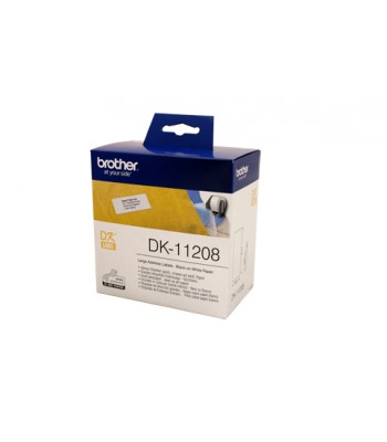Brother Genuine DK11208 Large Address Label - 38mm x 90mm - 400 Labels per roll