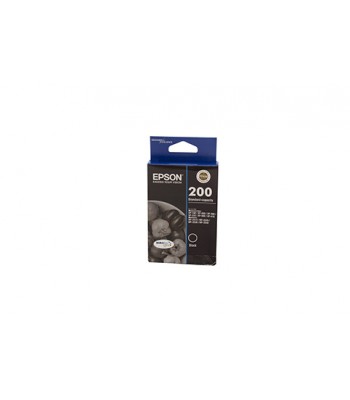 Epson Genuine 200 Black Ink Cartridge (C13T200192) - 175 pages 
