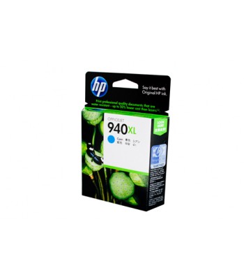 HP Genuine No.940XL Cyan High Yield Ink Cartridge (C4907AA) - 1,400 pages