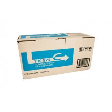 Kyocera Genuine TK574C Cyan Toner Cartridge (TK-574C) - 12,000 pages