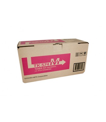 Kyocera Genuine TK574M Magenta Toner Cartridge (TK-574M) - 12,000 pages