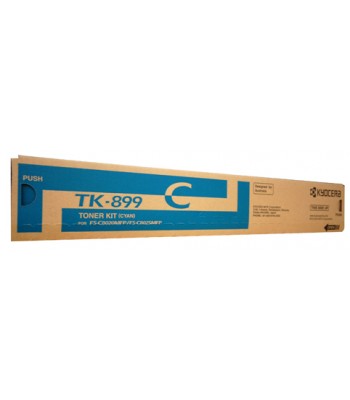 Kyocera Genuine TK899 Cyan Toner Cartridge (TK-899) - 6,000 pages