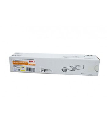 Oki Genuine C510DN Yellow Toner Cartridge (44469725) - 5,000 pages 